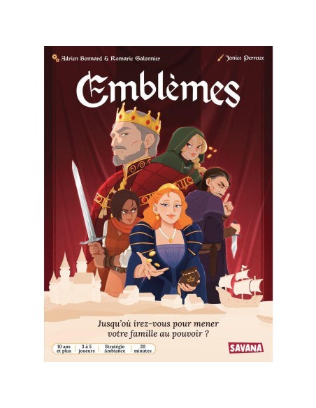 Emblèmes - Jeu de Société - Jeu de Cartes - Savana