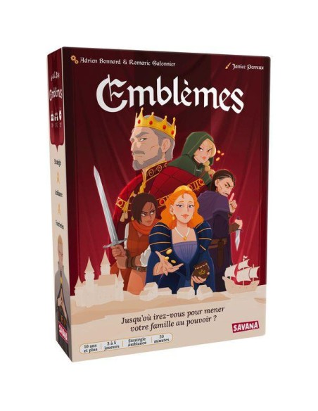 Emblèmes - Jeu de Société - Jeu de Cartes - Savana