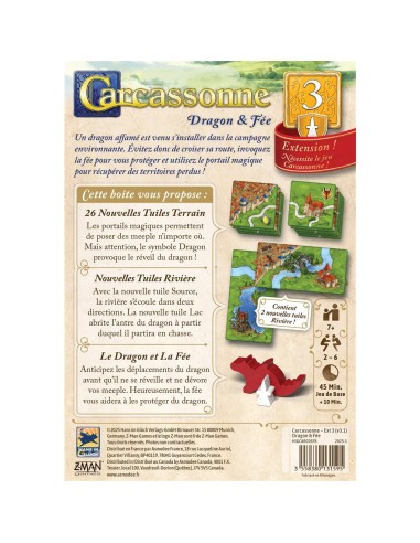 Carcassonne : Dragon et Fée 2025 - Hans Im Glück