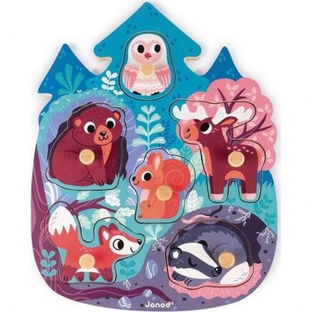 Puzzle en bois Premier âge - Happy Forest