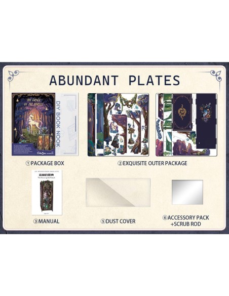 Booknook - La Foret Enchantee - Cutebee