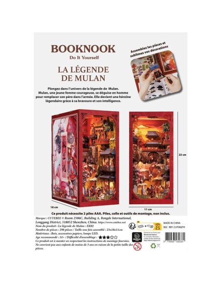 BookNook - La Légende de Mulan - Cutebee