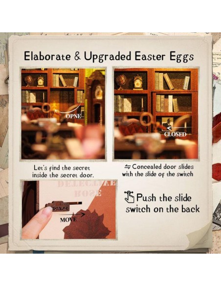 Book Nook Rose Détective Privé - Cutebee