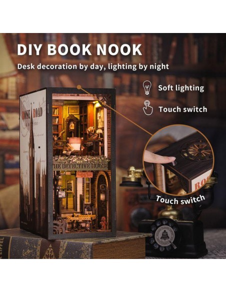 Book Nook Rose Détective Privé - Cutebee