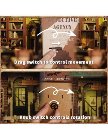 Book Nook Rose Détective Privé - Cutebee