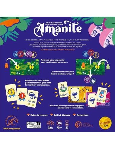 Amanite - Jeu de Société - Jeu de Cartes - Spiral Éditions - Spiral Editions