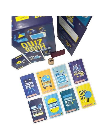 Quiz Room en Boîte - Un jeu Les Editions de la Paille - Gigamic