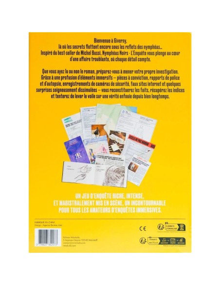 Nymphéas Noirs - Jeu de Société - Jeu d'Enquête - Miraludo