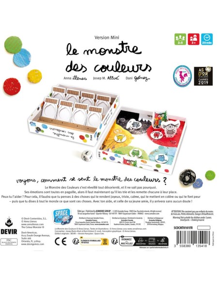Le Monstre des couleurs - mini - Space Cow