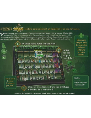 365 Aventures – Cthulhu 1926 - Jeux de société - Sorry We Are French