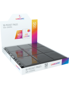 Pochettes cartes Pokemon, Magic 50 Pages 18 Pocket Sideloading Black - Gamegenic