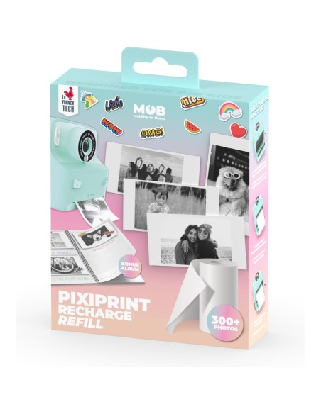 Kit créatif Pixiprint : album photo memories + recharge 4 rouleaux - Mob