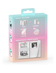 Kit créatif Pixiprint : album photo memories + recharge 4 rouleaux - Mob 2