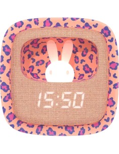 Réveil Veilleuse Billy - Pink Leopard - Mob