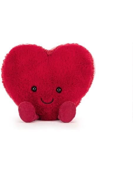 Jellycat Peluche Macaron coeur rouge - Heart Macaron