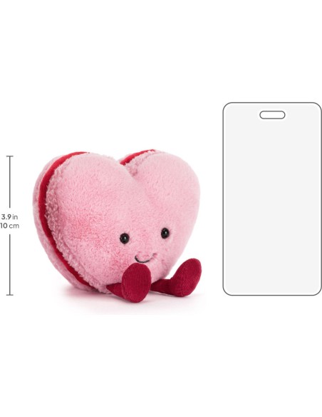 Jellycat Peluche Coeur Macaron - Amuseables Colette Heart