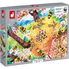 Puzzle La vie des abeilles WWF - 100 pièces - Janod