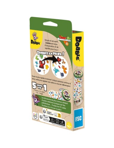 Dobble Dinosaures - Eco Blister - Asmodee