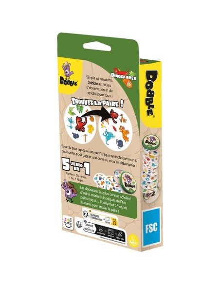 Dobble Dinosaures - Eco Blister - Asmodee
