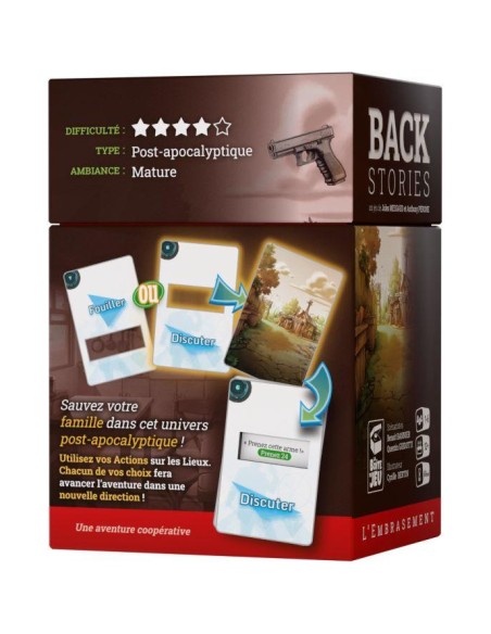 L'Embrasement - Back Stories - Jeu de Société Coopératif - La Boite De Jeu