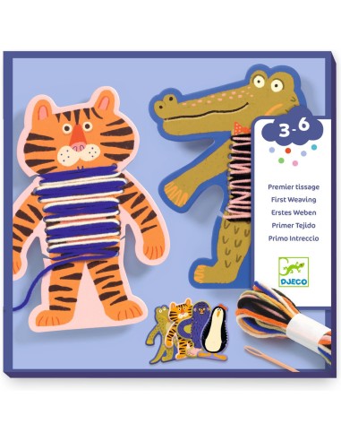Premier tissage - Les pulls des animaux - Djeco
