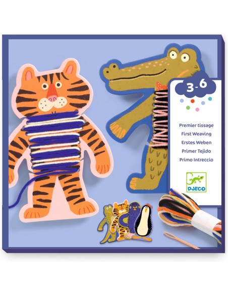 Premier tissage - Les pulls des animaux - Djeco