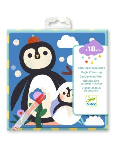 Coloriages magiques - Coucou caché maman-bébé du monde - Djeco