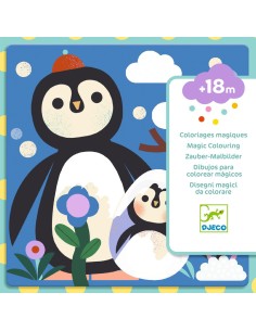 Coloriages magiques - Coucou caché maman-bébé du monde - Djeco 2