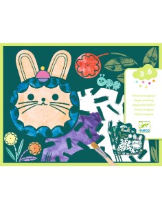 Peinture magique à révéler - Animaux déguisés - Djeco 2