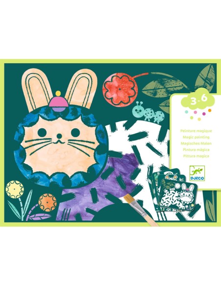 Peinture magique à révéler - Animaux déguisés - Djeco