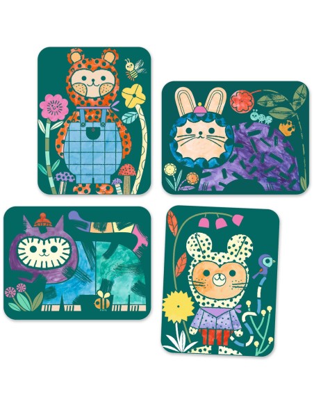 Peinture magique à révéler - Animaux déguisés - Djeco