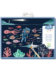 Peinture magique à révéler - Dans l'océan - Djeco