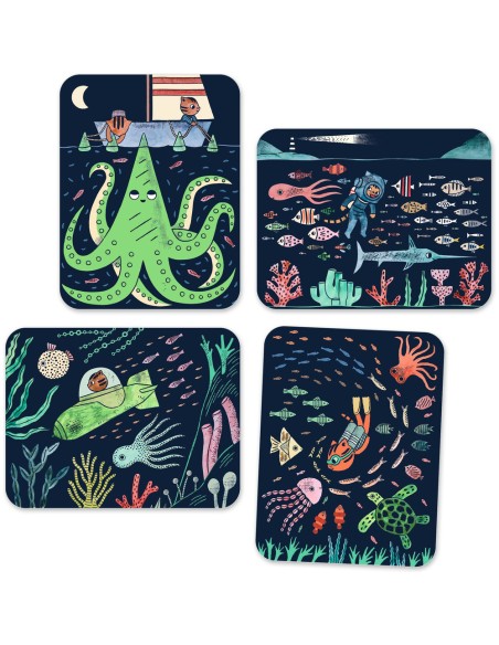 Peinture magique à révéler - Dans l'océan - Djeco