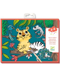 Peinture magique à révéler - Dans la jungle - Djeco