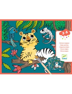 Peinture magique à révéler - Dans la jungle - Djeco 2