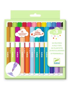 24 feutres Super Lavables - Djeco