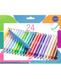Lot de 24 feutres -Essentiels - Djeco 2