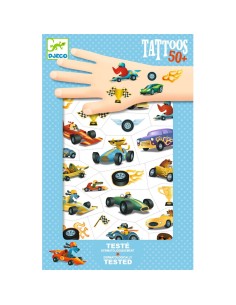 Tatouages enfant Bolides - Djeco 2