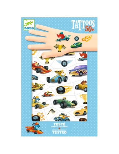 Tatouages enfant Bolides - Djeco