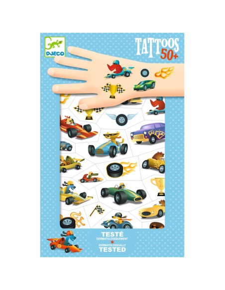 Tatouages enfant Bolides - Djeco