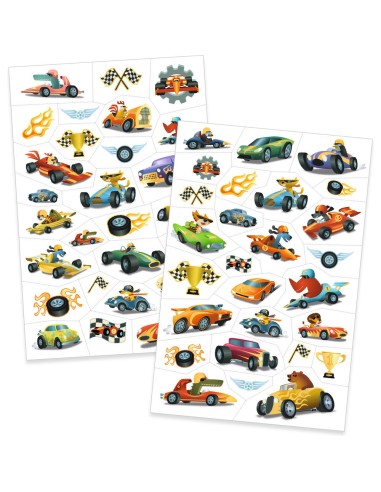 Tatouages enfant Bolides - Djeco