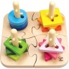 Puzzle en bois - Formes à empiler - Hape Toys