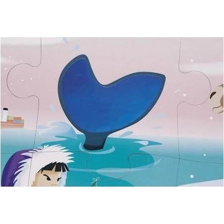 Puzzle tactile la vie sur la banquise