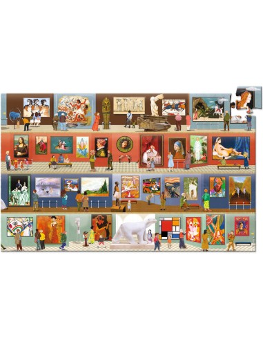 Au musée + livret - 500 pcs - Djeco