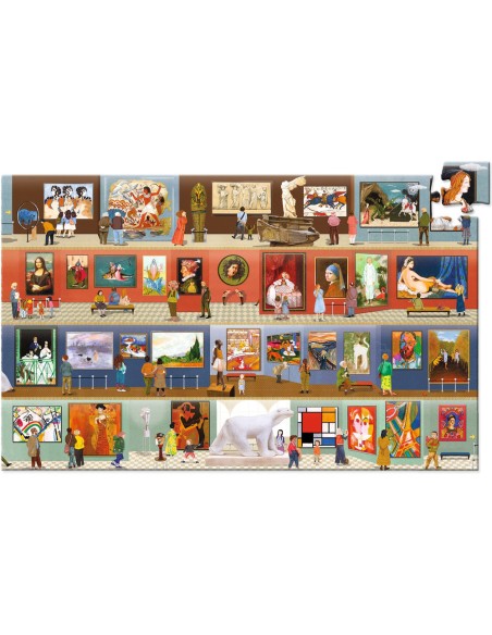 Au musée + livret - 500 pcs - Djeco