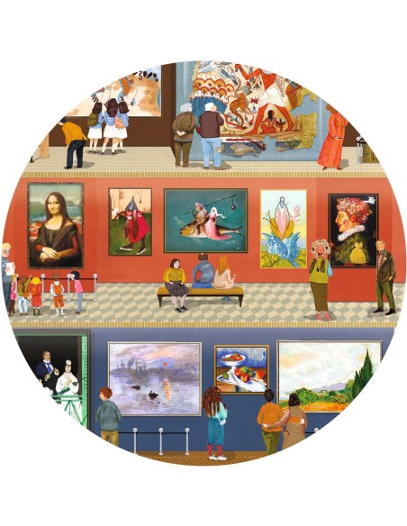 Au musée + livret - 500 pcs - Djeco