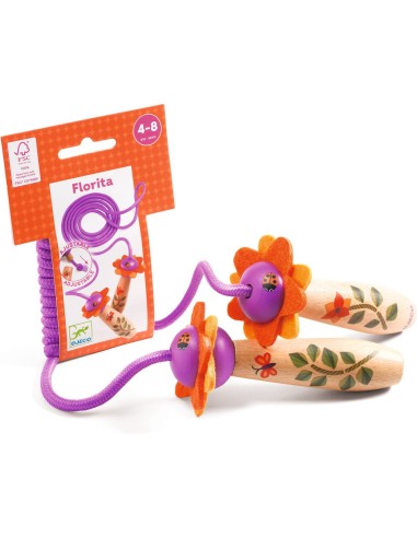 Corde à sauter ajustable - Florita - Djeco