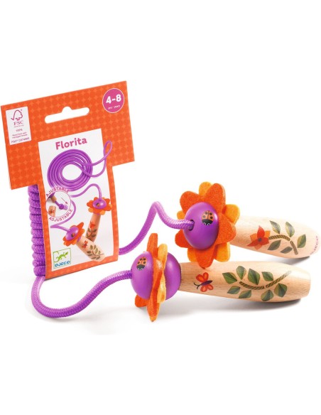 Corde à sauter ajustable - Florita - Djeco