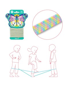 Jeu de l'élastique – Papillon - Djeco 2