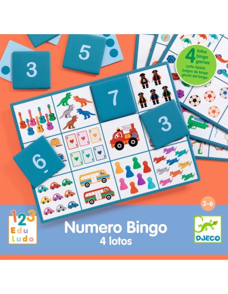 Numero Bingo - 4 lotos - Djeco